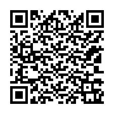 QR kód a telefonszámhoz +12103361005