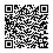 QR kód a telefonszámhoz +12103361006