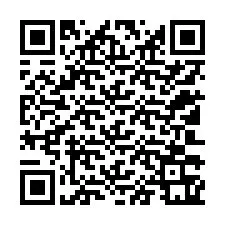 QR-koodi puhelinnumerolle +12103361358