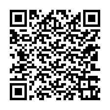 Kode QR untuk nomor Telepon +12103361856