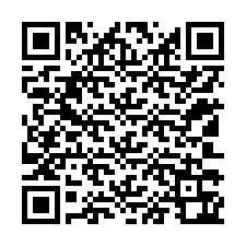 Kode QR untuk nomor Telepon +12103362210