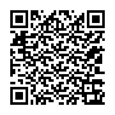 QR-code voor telefoonnummer +12103363853