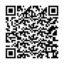 QR Code สำหรับหมายเลขโทรศัพท์ +12103364315