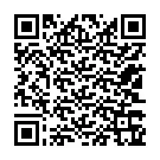 Codice QR per il numero di telefono +12103365877