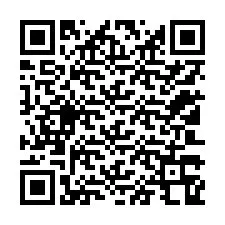 Código QR para número de teléfono +12103368859