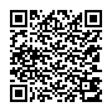 Código QR para número de teléfono +12103413082