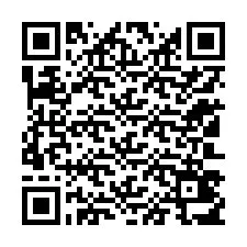 QR Code สำหรับหมายเลขโทรศัพท์ +12103417656