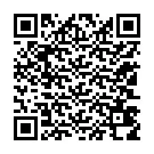 QR-koodi puhelinnumerolle +12103418576