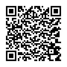 Kode QR untuk nomor Telepon +12103418708