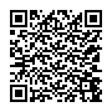 QR-код для номера телефона +12103445384