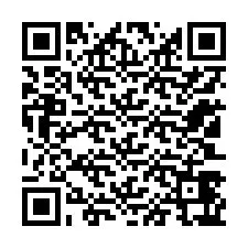 Kode QR untuk nomor Telepon +12103467867