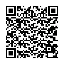 Kode QR untuk nomor Telepon +12103470436