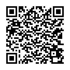 QR код за телефонен номер +12103470726