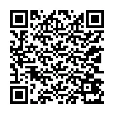 QR-код для номера телефона +12103471368