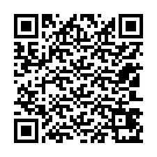 QR-koodi puhelinnumerolle +12103471447