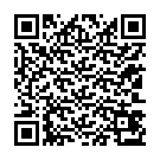 QR-code voor telefoonnummer +12103473412