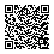 Código QR para número de teléfono +12103473569