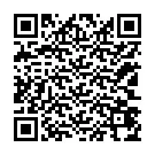 Código QR para número de telefone +12103474321