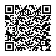 Código QR para número de telefone +12103474379