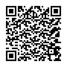 QR kód a telefonszámhoz +12103474381