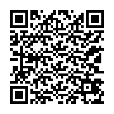 QR kód a telefonszámhoz +12103475470