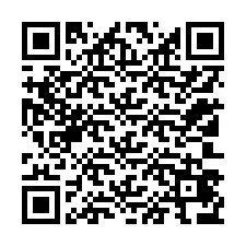 Codice QR per il numero di telefono +12103476209