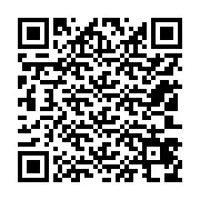 Código QR para número de telefone +12103478407