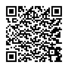 Kode QR untuk nomor Telepon +12103484438