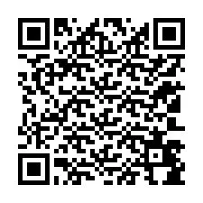 QR-koodi puhelinnumerolle +12103484512