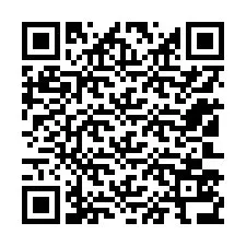 QR-Code für Telefonnummer +12103536347