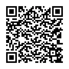 QR kód a telefonszámhoz +12103547602