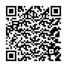 Código QR para número de telefone +12103558795