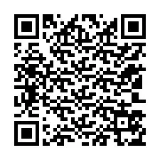 QR kód a telefonszámhoz +12103575406