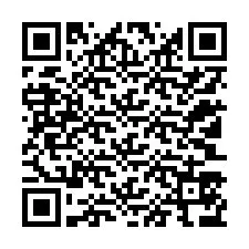 QR код за телефонен номер +12103576838