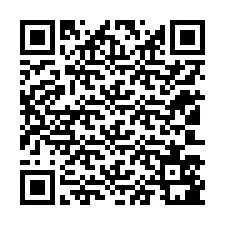 QR Code สำหรับหมายเลขโทรศัพท์ +12103581512