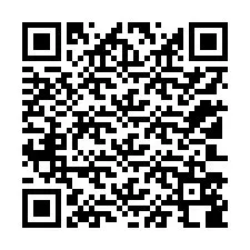 Código QR para número de teléfono +12103588249