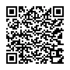 QR код за телефонен номер +12103610024