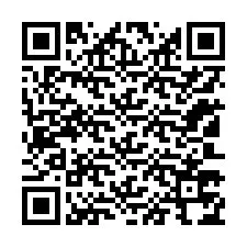 Código QR para número de teléfono +12103774945