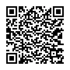 QR-code voor telefoonnummer +12103775433