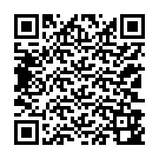 Código QR para número de teléfono +12103942274