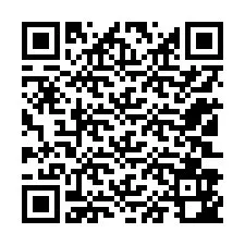 Código QR para número de teléfono +12103942777