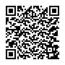 Código QR para número de telefone +12103943578