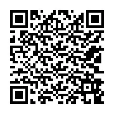 QR-code voor telefoonnummer +12103949637