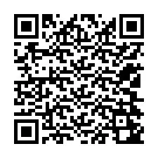 Código QR para número de telefone +12104242433