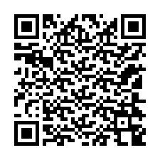 Kode QR untuk nomor Telepon +12104348445