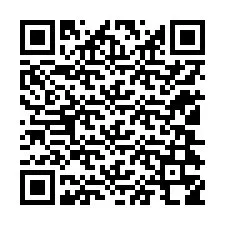 Código QR para número de teléfono +12104358072