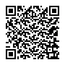 QR-Code für Telefonnummer +12104363817