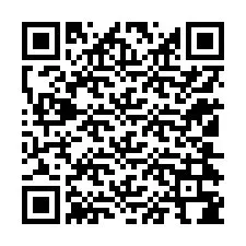 Código QR para número de teléfono +12104384092