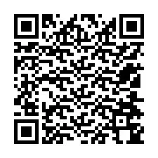 Código QR para número de teléfono +12104744387