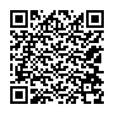 Código QR para número de teléfono +12104778737